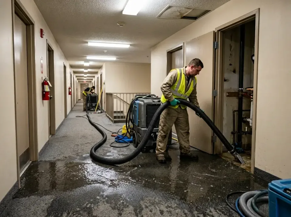 multi-unit-apartment-hallway-f-005 — frequently asked questions, Emergency Burst Pipe Water Extraction & Removal in Elkridge…